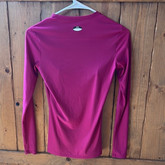 Under Armour Pink Fitted Long Sleeve Tee | Women’s Size Medium - Picture 5 of 6